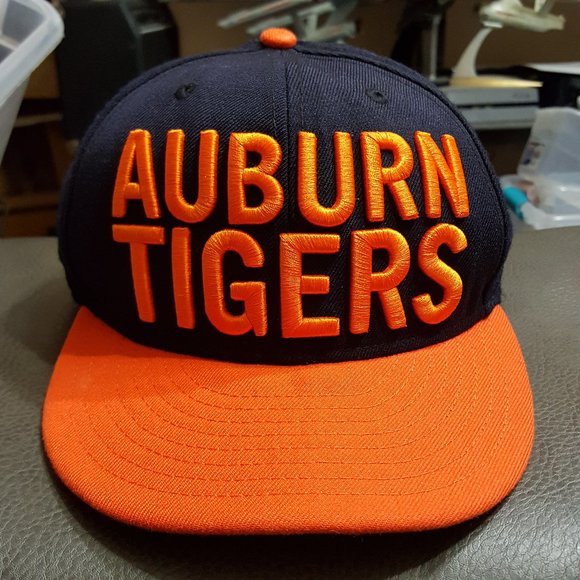 Auburn Tigers Embroidered Adjustable Hat. UA 9FIFTY New Era Baseball Cap - Picture 1 of 8